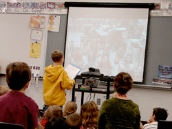 NB class uses technology to interact with students around the country 