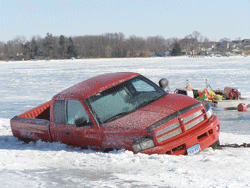 Remember, ice is never safe