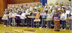 Students shine during elem. music programs