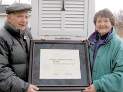 Richard and Marlya Hjort honored with National Award for  Weather Observing