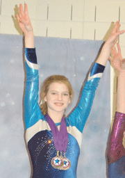 Gymnast dazzles at state and regionals