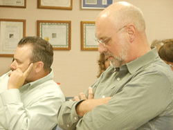 No clear decision in Board Room on whether or not to retain engineer