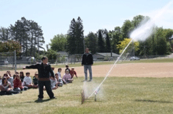 The science of rockets tested at CLMS