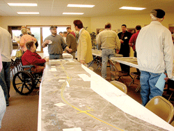 Highway 8 Open Houses give people chance to see 4-lane layouts; give input 