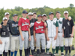 Local boys shine  on the baseball diamond