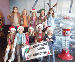 Season of giving gets underway with service project to help Santa Anonymous program 