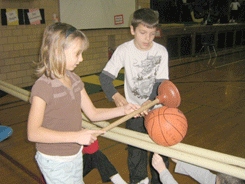 Lakeside students learn teamwork through physical challenges in special gym class