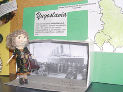 Student project 'dolls' on display at North Branch Library