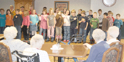Students perform musical program at Parmly