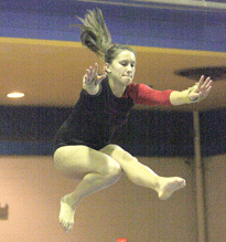 Vikings gymnasts break school records