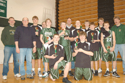 CL 9th Grade traveling basketball team takes 2nd place