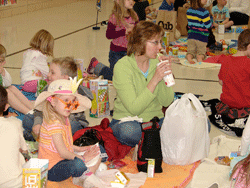 North Branch schools collect food items for local food pantry and host beach party for students 