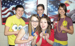 Middle school students win awards at regionals 