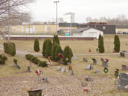 Lindstrom hockey rink crowded out by cemetery, city staff and hockey association working on relocating skating complex 