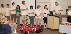 Robotics team receives recognition, Frischmon hired