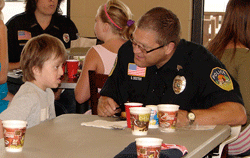 "Shop with a cop" program draws youngsters from all over the state