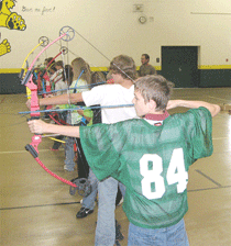 DNR and Wild River Chapter get archery in the Schools 