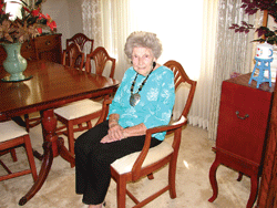 In uniform and after; she threw herself behind the cause