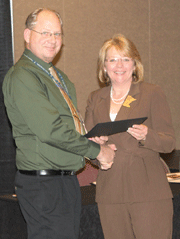Ekstrom recognized for dedication
