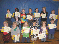Young Author Awards assembly held at Taylors Falls Elementary School