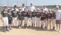 The U10 Chisago Lakes traveling team takes third place