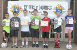 KoC crowns five champions in their soccer challenge in NB 