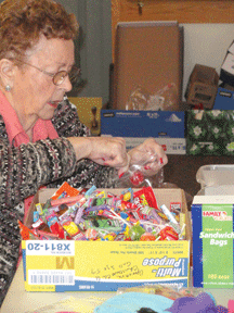 Parmly residents and friends support Operation Christmas Child 