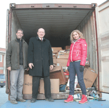 Reading materials arrive in Kosovo; Rotary Clubs continue their International cooperation