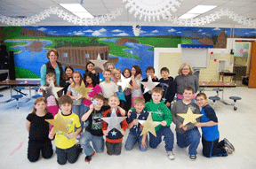 Students at Taylors Falls Elementary work to earn 'Star Party'!