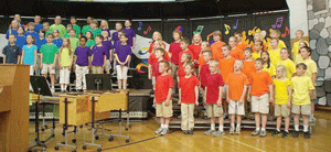 Taylors Falls third graders perform musical