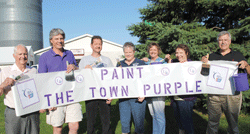 Chisago County prepares to paint the town purple  