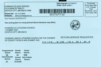 There's important info on those cards for upcoming primary