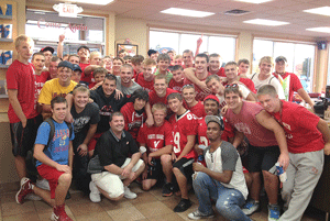 A homecoming feast for NB