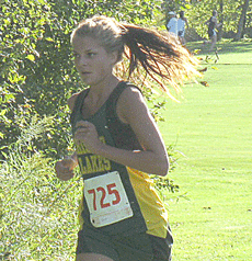 Chisago and North Branch split XC race