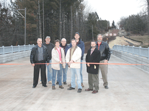 Kost Dam bridge is open