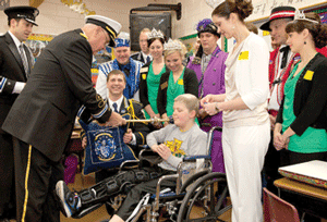 Winter Carnival Court visits CL
