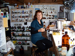 Love of flowers and herbs leads to a lifetime of perfecting her inner alchemist