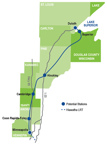 Public hearing on Duluth-TC rail, in Cambridge