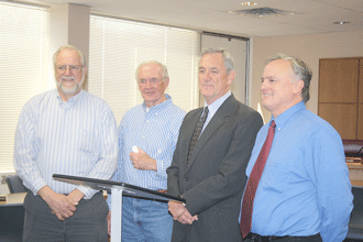 Newly-elected congressman visits south end of huge 8th District, talks with constituents