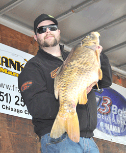 Thirty-four teams brave cold conditions for carp tourney