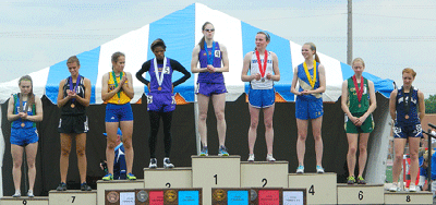 Hannah Nordby finishes sixth at state in the 400