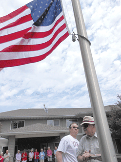 Homestead residents of Chisago City celebrate flag, patriotism June 14