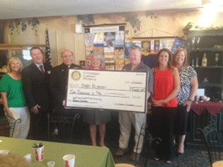 Rotary supports Baby Blanket at St. Bridget's