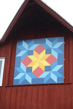 Adorning barns with folk art; an old practice renewed