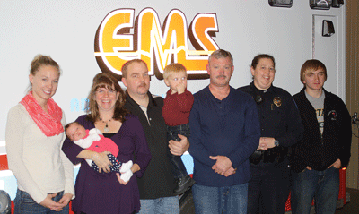 Ambulance team and NBPD get surprise thank you