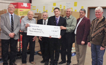 Hiram Lodge 287 making a difference for Family Pathways, Food Shelf