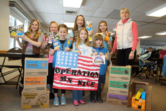 Girl Scouts active in community