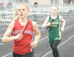 North Branch track and field tops CL at their home meet