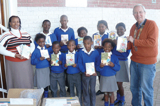 Rotary books make their way to South Africa