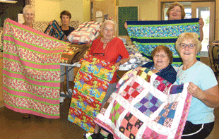 Parmly LifePointes Sewing Group gives large donation